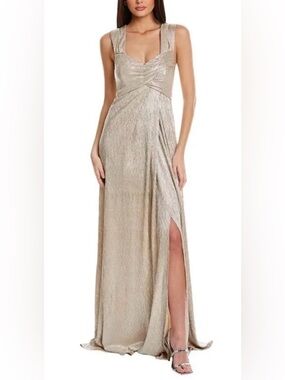 Rene Ruiz Collection Metallic Evening Gown Size 8
